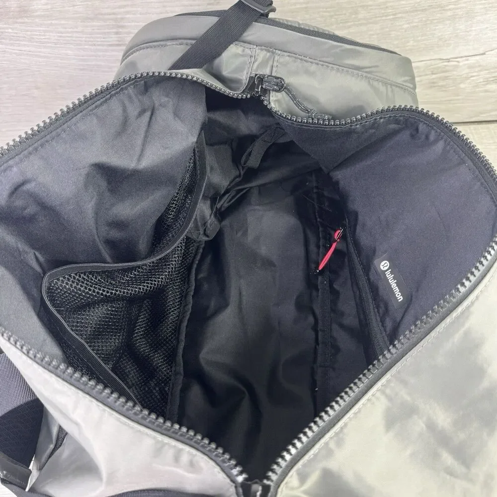 Lululemon x Peloton All Day Essentials Duffle Train Gym Bag 32L Large Gray